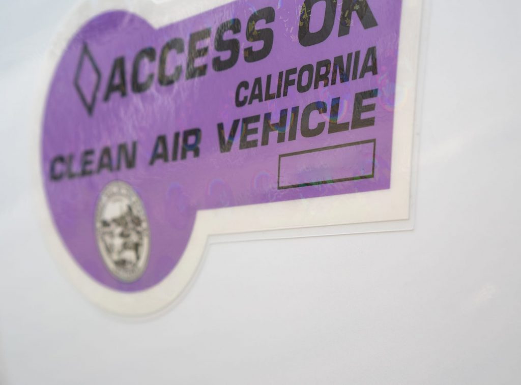 California HOV Lane Sticker Protection Kit (2019 Purple Edition
